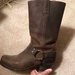 Frye harness boots